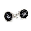 Engraved Skull and Crossbone Cufflinks