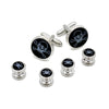 Engraved Skull and Crossbone Formal Set