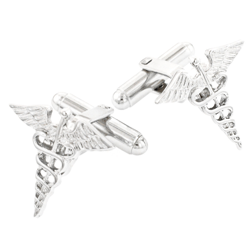 Caduceus Cufflinks