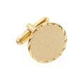 Scalloped Edge Cufflinks