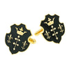 Fleur De Lis and Crown Cufflinks