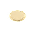 Oval Beaded Edge Cufflinks